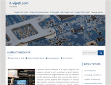 Tablet Screenshot of it-vijesti.com